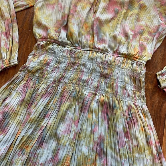 Current Air Midi Dress Women’s Size Large Dress Multicolor Boho Stretch - Picture 2 of 10